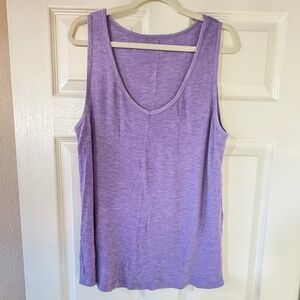 WOOLX Brooklyn Ribbed Tank Top- LILAC - Size X-LARGE (NWOT)